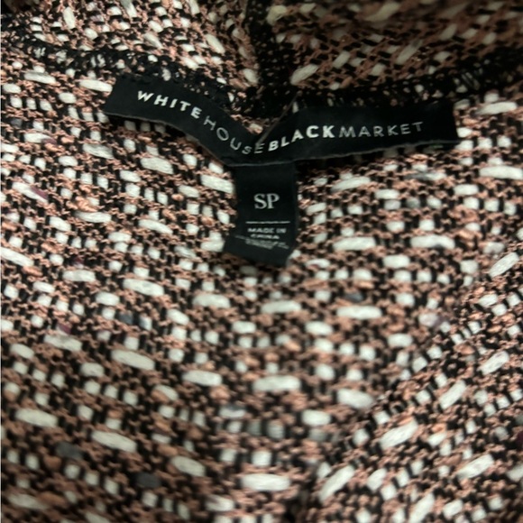 White House Black Market Fringe Knit Cardigan. SP - Picture 5 of 8